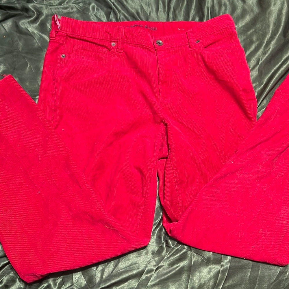 red pants
